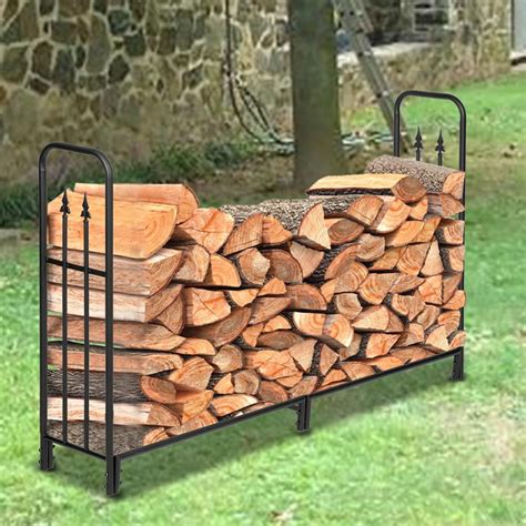 metal box for firewood storage|heavy duty firewood rack.